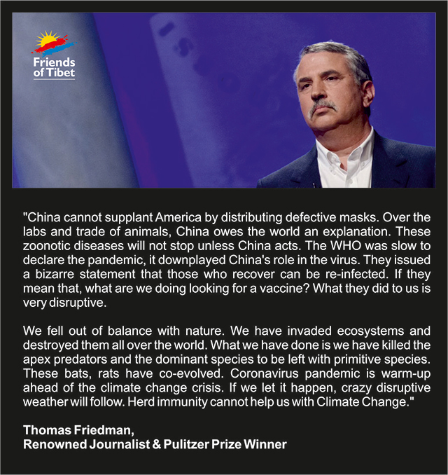Renowned journalist and Pulitzer Prize winner Thomas Friedman on Corona Virus pandemic, WHO and Climate Change