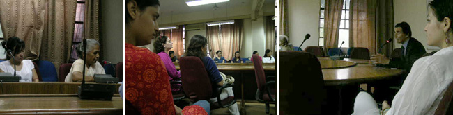 Dr Nicholas Bequelin, Senior Asia Researcher of Human Rights Watch speaking on 'Human Rights Issues in Tibet' at the Jawaharalal Nehru University campus in New Delhi at a function organised by Friends of Tibet (Delhi) and the Tibet Forum of JNU on August 11, 2011.