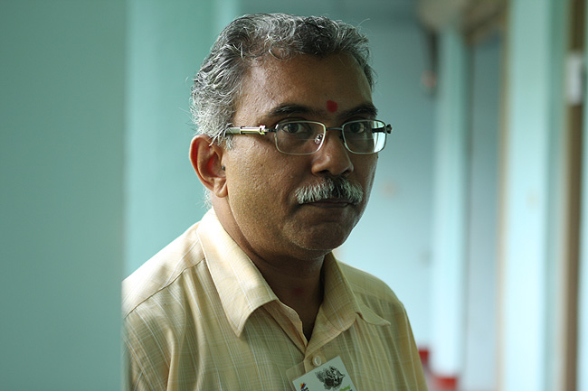 'Sometimes I get a feeling that these medical camps are brought to this city for my own healing. I thank both Men-Tsee-Khang and Friends of Tibet for connecting me to Tibetan Medicines,' says Rajsankar Unnikrishnan who always carries a slogan in his pocket - 'Health Through Herbs'. (Photos: Girish Kumar PG)