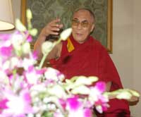 HH the XIV Dalai Lama by Bertie D'souza