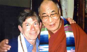 HH the Dalai Lama with Richard Rosenkranz, Founder of World Tibet Day
