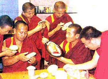 Gyumed Tantric University monks