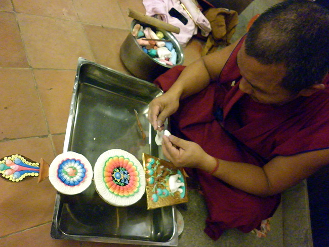 Tibetan Buddhist monk Venerabe Thupten Gedun at Fire in the Belly, Technopark, Trivandrum