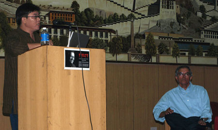 Lawrence Liang of Alternative Law Forum introduces Vijay Crishna