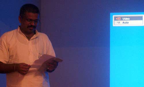 Sethu Das, Co-founder of Design & People presents the films.