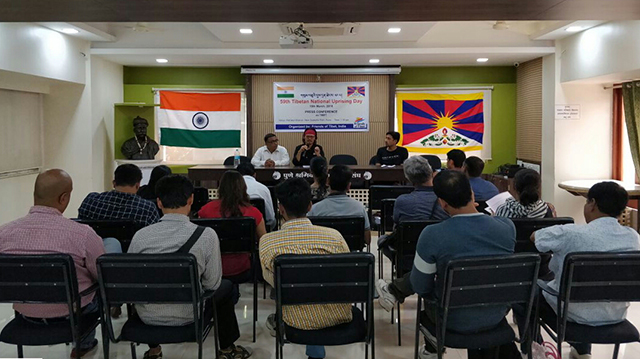 Pune Press Conference by Tenzin Tsundue (March 10, 2018)