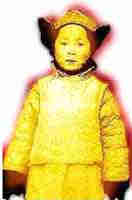 Tenzin Gyatso, the XIV Dalai Lama of Tibet in his childhood