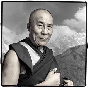 Dalai Lama: Photo by: Phil Borges / www.philborges.com