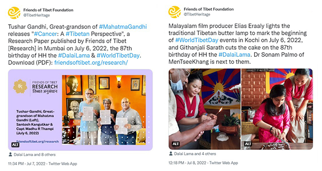 World Tibet Day 2022 in Mumbai and Kerala