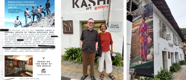 Tenzing Sonam and Ritu Sarin at Kashi Townhouse