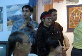 Prakash Kajeriwal, Tenzin Tsundue,
Kallianpur and Tathagata Chakravarti