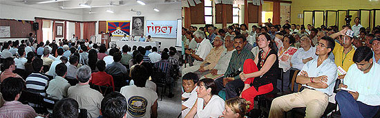 'Conference for an Independent Tibet': Gandhi Peace Foundation, New Delhi on June 23, 2007. (Photo: Phayul)