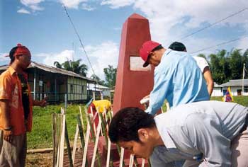 Martyr Pillar receives the final touches