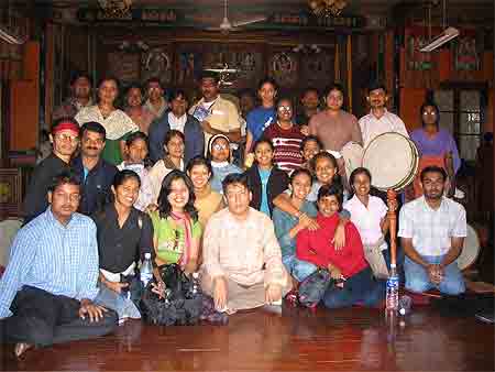 Students from southern state of Kerela Karma Yeshi, MP and Editor of Voice of Tibet Radio